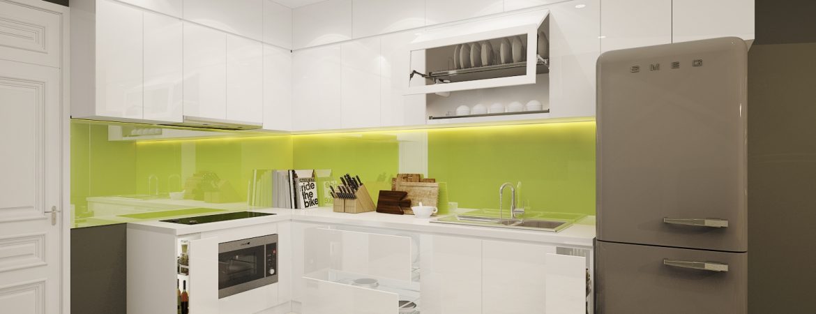 Ý nghĩa tủ bếp thông minh Acrylic với không gian bếp hiện đại